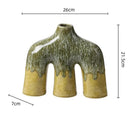 Axyaa Abstract Kiln-changing Vase Handicraft Floral Arrangement Ceramic Home Decoration