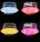 Axya Round Melamine Sushi Plate Set - Colorful Conveyor Belt Serving Dish