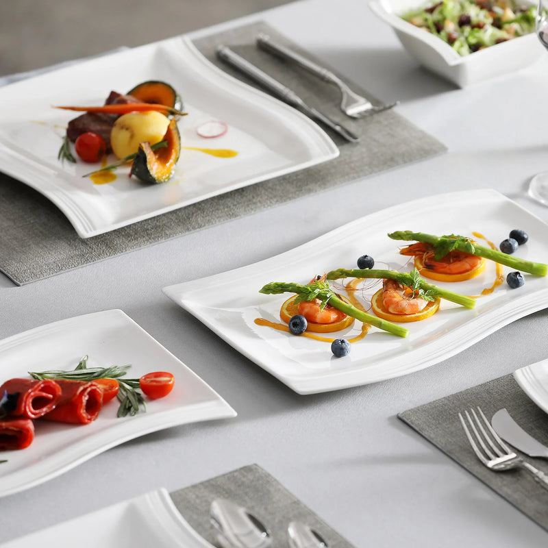 Axya Flora Porcelain Dinner Set - 26 Pieces, Service for 6