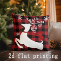 Christmas-themed Pillow Covers for Sofa, Bedroom, Car - Axyaa Brand