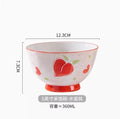 Axyaa Ceramic Rice Bowl with Large Capacity for Fruit, Salad, and More