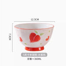 Axyaa Ceramic Rice Bowl with Large Capacity for Fruit, Salad, and More