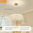 Axyaa French Cream Crystal Chandelier & Lighting Fixtures