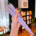 Axyaa Alloy Non-Slip Chopsticks Set - Good Luck Love Reusable Party Tableware