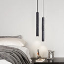 Axyaa Ultra Fine Black LED Pendant Lamps - Modern Minimalist Ceiling Droplight