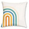 Axyaa Geometric & Nature-Print Pillow Covers - Vibrant Sofa, Bedroom, Car Cushion Cover