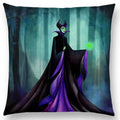 Cute Cat Moon Night Wonderland Witch Halloween Dance Pillow Cover by Axyaa