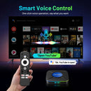 Axyaa K8 Android TV Box RK3518 Quad Core 4K Video BT5.0 Voice Assistant Wifi6