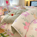 Axyaa Cotton Quilt Cover Single 150x200x230 Small Fresh Print