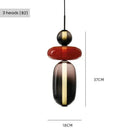 Modern LED Glass Pendant Light Chandelier for Stairs, Bedroom, Kitchen - Axyaa
