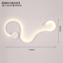 Axyaa Nordic Curve Wall Lamp for Living Room Bedroom Home Decor
