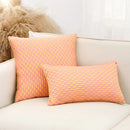 Axyaa Jacquard Flower Throw Pillowcase - Home Decor Sofa Cushion Covers