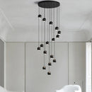 Axyaa Metal Globe Lens Chandelier for Home Décor Lighting