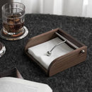 Axyaa Stainless Steel Tissue Box Holder for Restaurant, Hotel, and Home