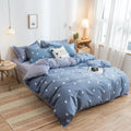 Axyaa Cartoon Print Duvet Cover 220x240 for Adults Kids - Double-sided Comforter Cover
