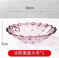 Axyaa Modern Minimalist Fruit Plate for Snacks and Dry Fruits