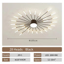 Axyaa Spiral Art LED Ceiling Lamp for Modern Interior Decoration