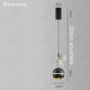 Axyaa LED Bear Pendant Lamp Touch-Sensing Suspension Light