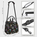 Axyaa Cartoon Koala Lunch Bag: Insulated Thermal Tote for Women & Girls, Adjustable Strap