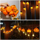 Axyaa Pumpkin String Lights for Halloween Party & Haunted House