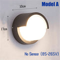 Axyaa Outdoor Motion Sensor Wall Light Waterproof IP65 LED 18W 30W Garden Street Lighting