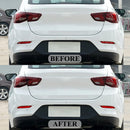 Axyaa LED Rear Bumper Reflector Lights Chevrolet Cavalier 2020-2022 Dynamic Turn Signal