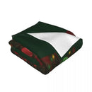 Axyaa Christmas Bunny Plush Throw Blanket Luxe Beach Blanket