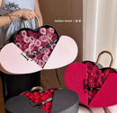 Axyaa Heart Rose Box & Key Soap Flower Gift - Girlfriend Birthday Surprise