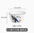 Axyaa Dinosaur Ceramic Rice Bowl 5" Cute Cartoon Soup Bowl for Children's Tableware