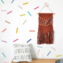 Colorful Candy Strip Wall Stickers by Axyaa - Nursery Kids Room Decor