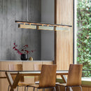 Axyaa Modern Black Gold Pendant Lights for Dining Room, Cafe, Kitchen Island