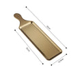 Axyaa Stainless Steel Rectangular Steak Tray for Western Food, BBQ, or Snacks, Korean Style