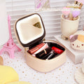 Axyaa LED Cosmetic Case with Lights and Mirror, USB Rechargeable & Detachable Mirror