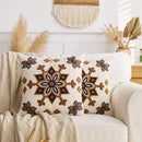 Axyaa Boho Geometric Cotton Cushion Cover - Ethnic-Inspired Home Decor