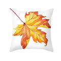 Maple Pumpkin Autumn Pillowcase Sofa Seat Cushion Cover by Axyaa
