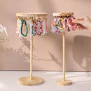 Axyaa Wood Jewelry Display Stand Necklace Hanger Organizer Rack