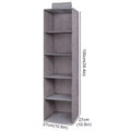Axyaa Portable Wardrobe Hanging Storage Bag Closet Organizer