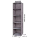 Axyaa Portable Wardrobe Hanging Storage Bag Closet Organizer