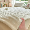 Axyaa Winter Warm Plush Mattress Topper - Super Soft & Cozy Foldable Bed Cover
