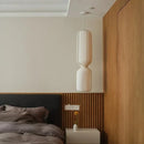 Axyaa Fabric LED Pendant Light: Minimalist Retro Floor Lamp for Home, Restaurant, Living Room