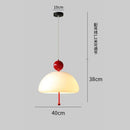 Axyaa White Glass Dining Pendant Light - Minimalist Design for Living Room