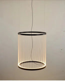 Axyaa Nordic Designer Cotton Rope Chandelier for Duplex Rotating Staircase