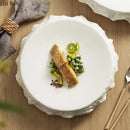 Axya Ceramic Steak Plate Sushi Dish Solid Color Tableware Snack Desserts Dish