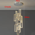 Axyaa Crystal Chandelier Stair Pendant Lamp Living Room Interior Lighting