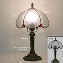 Stained Glass Red Rose Table Lamp 8 Inches by Axyaa for Home Office