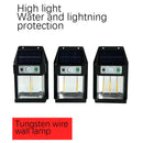 Axya Solar Wall Light with Motion Sensor - 3 Modes Waterproof LED Lamp