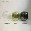 Axyaa Contemporary Glass Table Lamp: Elegant LED Desk Decor for Bedroom & Living Room
