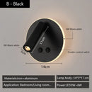 Axyaa LED Wall Sconce - Adjustable Brightness & Dual Switch for Modern Ambient Lighting