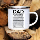 Axyaa Classic Print Enamel Coffee Cup - Funny Father's Day Gift Mug