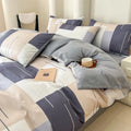 Axyaa Home Cotton Queen Bedding Set with Sheets Comforter Cover Pillowcase